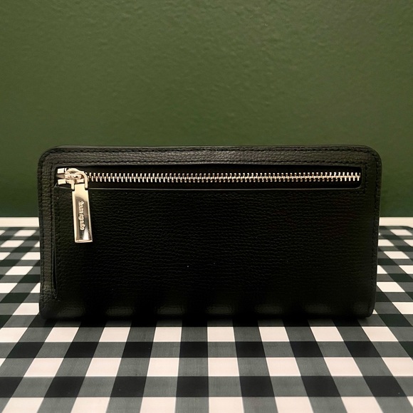 NWOT Kate Spade Madison Large Slim Bifold Wallet Black - Picture 6 of 6